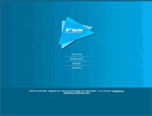 Tablet Screenshot of dfacto.be